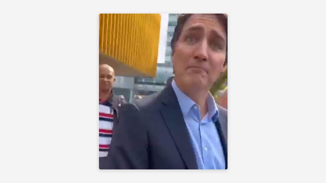 "Eres un pedazo de mierda": Trudeau es confrontado por un canadiense indignado