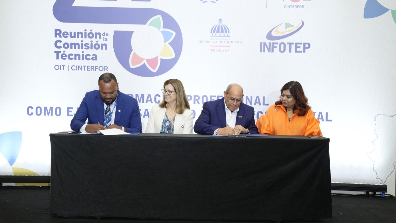 Infotep y el Instituto de Empleo y Formación Profesional de Cabo Verde firman memorándum de entendimiento