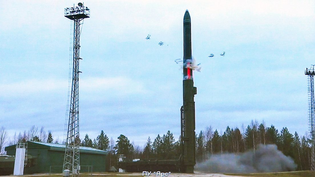 Rusia realiza un lanzamiento de prueba de un misil balístico intercontinental Yars