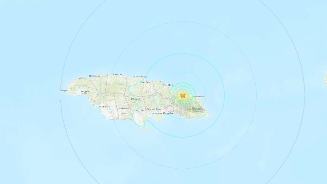 Sismo de magnitud 5,4 sacude la isla de Jamaica