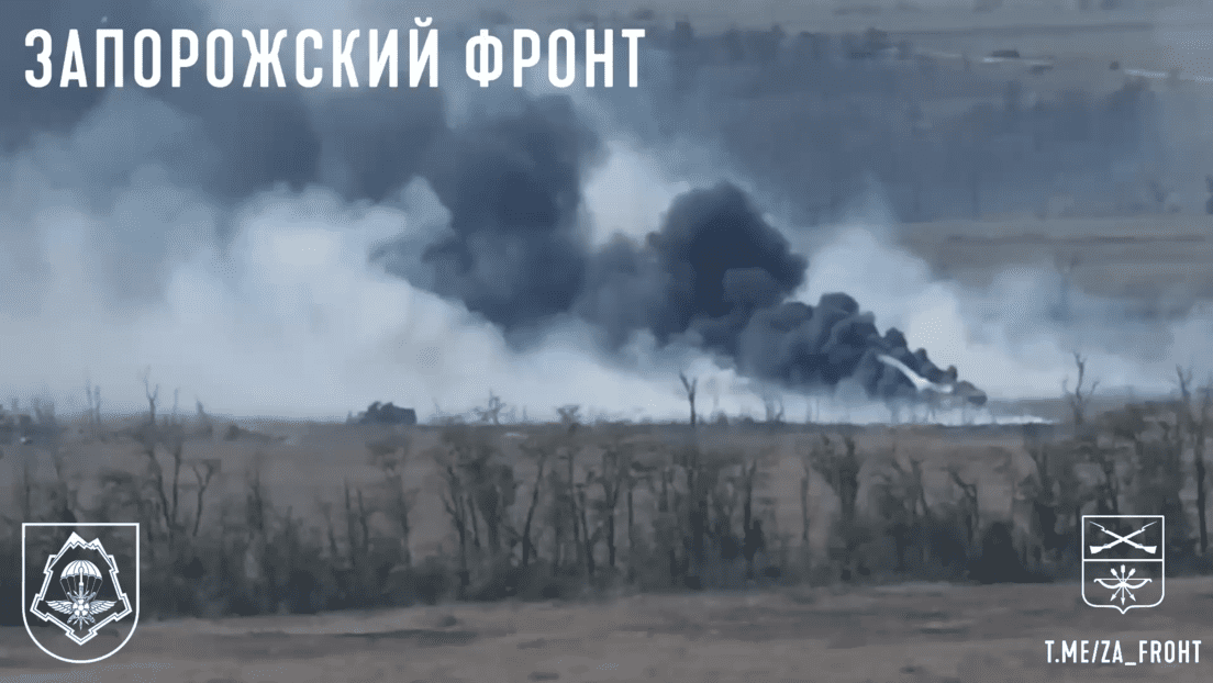 Tropas rusas destruyen dos vehículos blindados estadounidenses Stryker de Ucrania