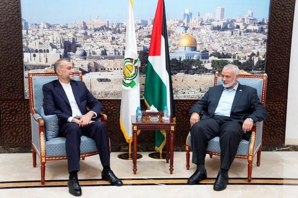 El líder de Hamas se reunió con el Ministro de Exteriores de Irán en Qatar para evaluar la situación en Gaza