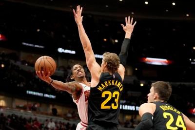 LaVine y DeRozan impulsan a Bulls ante un Jazz torpe y frenan racha de 3 derrotas