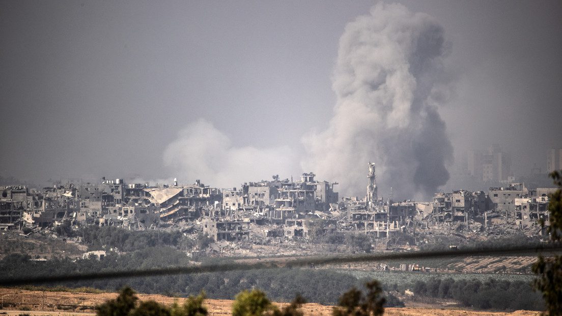 Así se ve la Franja de Gaza tras los intensivos bombardeos de Israel