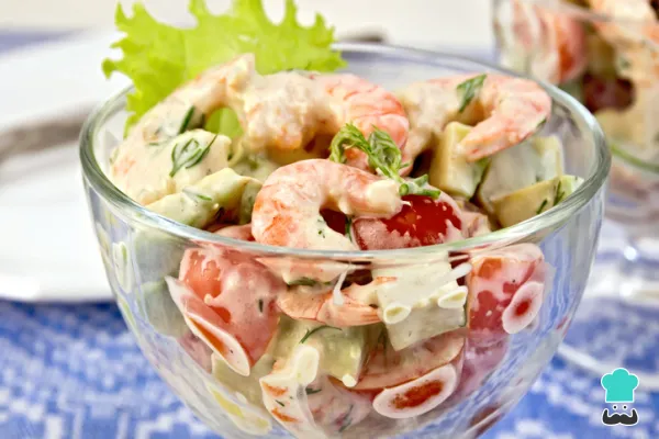 Receta de Ensalada de camarones y aguacate