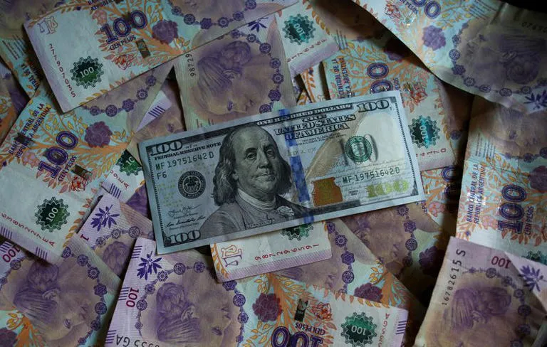 Peso argentino baja 0,55% en inicio de negocios mayoristas: operadores