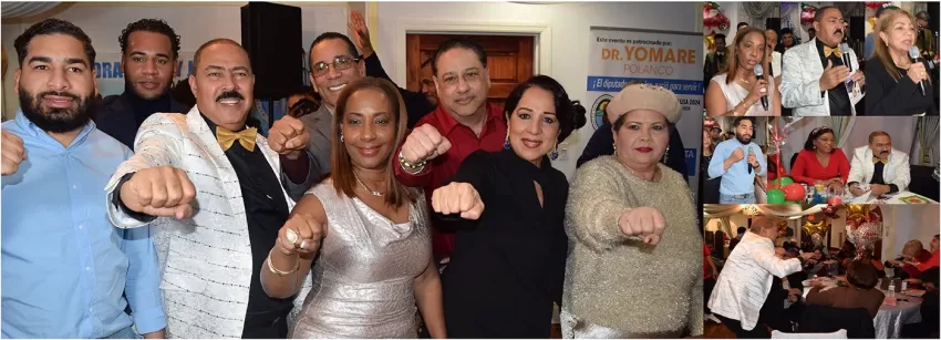 Seccional PRD NY  celebra masivo festejo navideño con  apoyo a MVM y candidatos de ultramar en local del Alto Manhattan