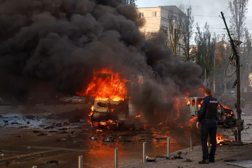 Múltiples explosiones en Kiev y otras regiones de Ucrania