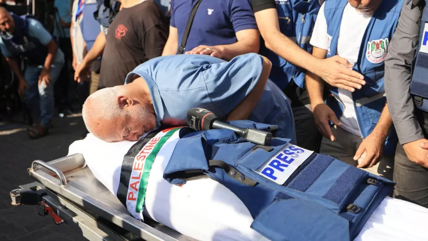 No hay datos de que Israel esté atacando a los periodistas en Gaza