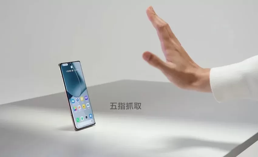 GT5 Pro, el celular que se maneja solo con la palma de la mano y gestos