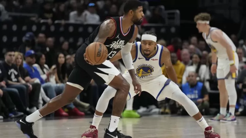 Clippers superan a Warriors tras triple de George con nueve segundos en el reloj