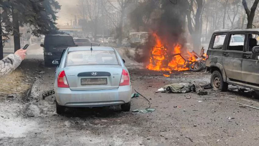 Al menos tres muertos y un herido en Donetsk por un bombardeo ucraniano