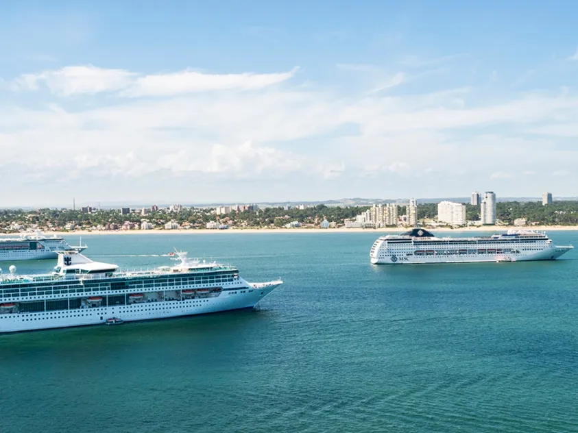 Uruguay registra récord de pasajeros de cruceros en 2023