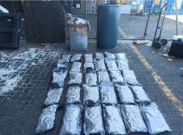 Ocupan 30 paquetes de marihuana escondidos en caja y tanque de comida