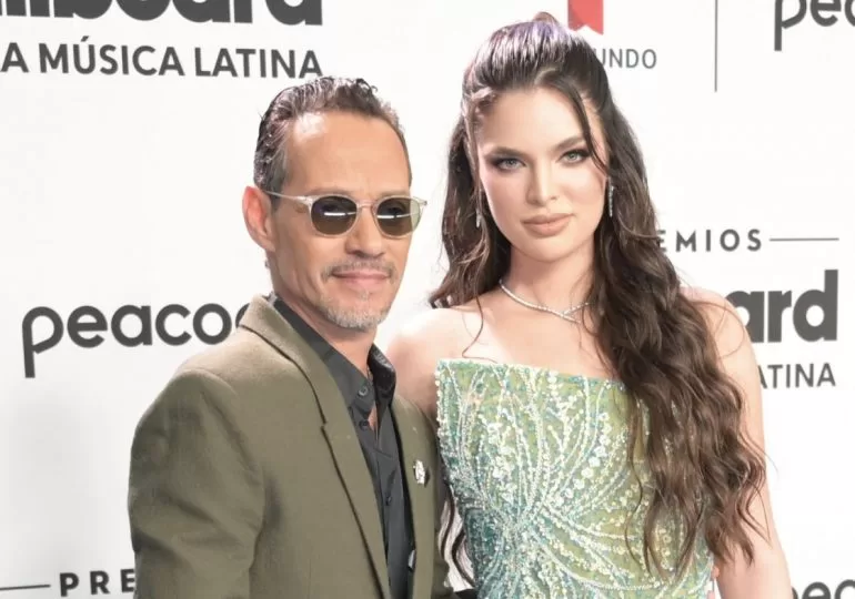 Así fue la romántica celebración de Nadia Ferreira y Marc Anthony por su primer aniversario de bodas