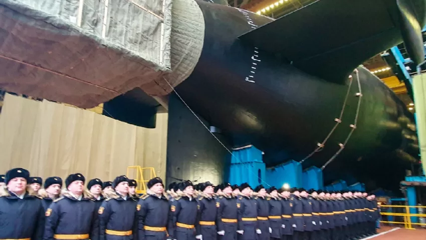 Rusia celebra la botadura de su quinto submarino nuclear de clase Boréi-A