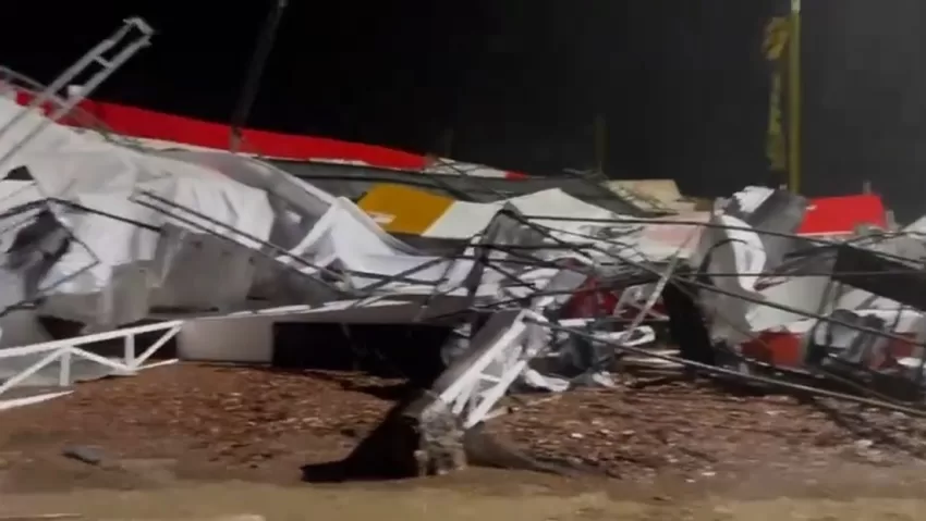 Destrucción masiva tras un fuerte temporal en Argentina