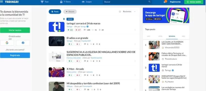Adiós a Taringa!, la primera red social de Argentina que fue un boom en los años 2000