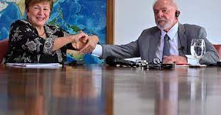 Lula insiste ante la directora del FMI sobre la "necesaria reforma" del organización