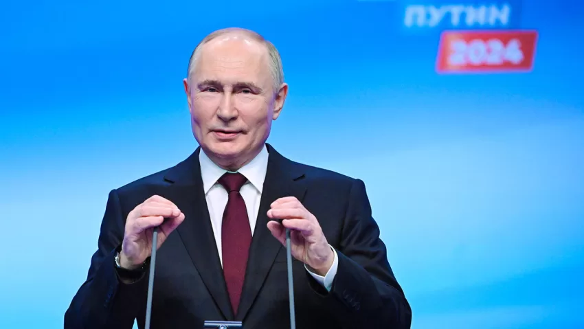 Putin agradece al pueblo ruso por su victoria en las presidenciales