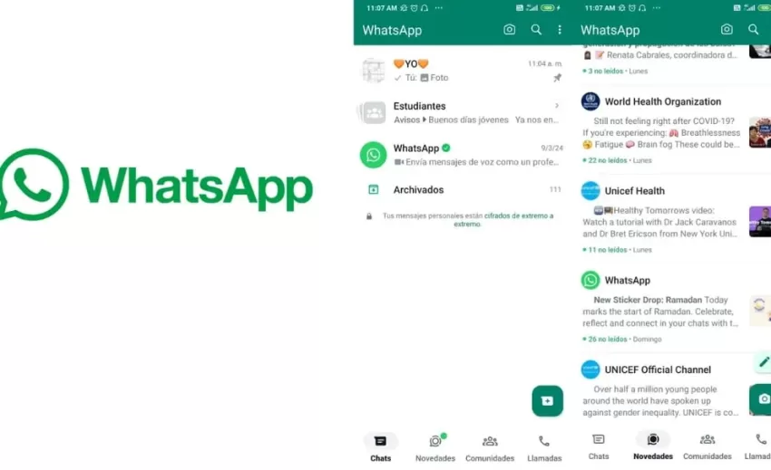 WhatsApp se actualiza con un nuevo diseño similar a iPhone