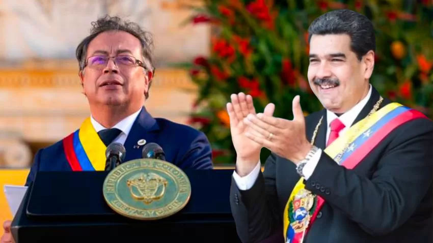 Maduro confirma la visita de Petro este martes