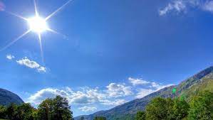 El cielo se despeja: Disminuye la cantidad de lluvia en el país hoy.
