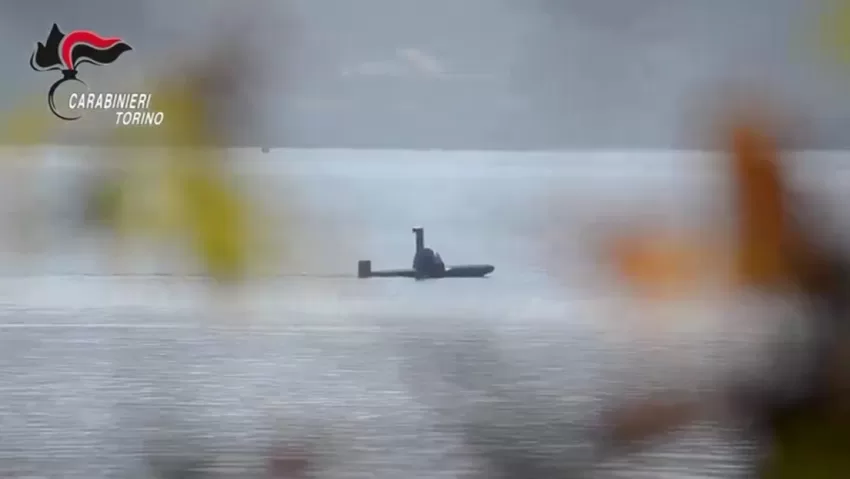 Policía italiana incauta un narcosubmarino que podía dirigirse a control remoto