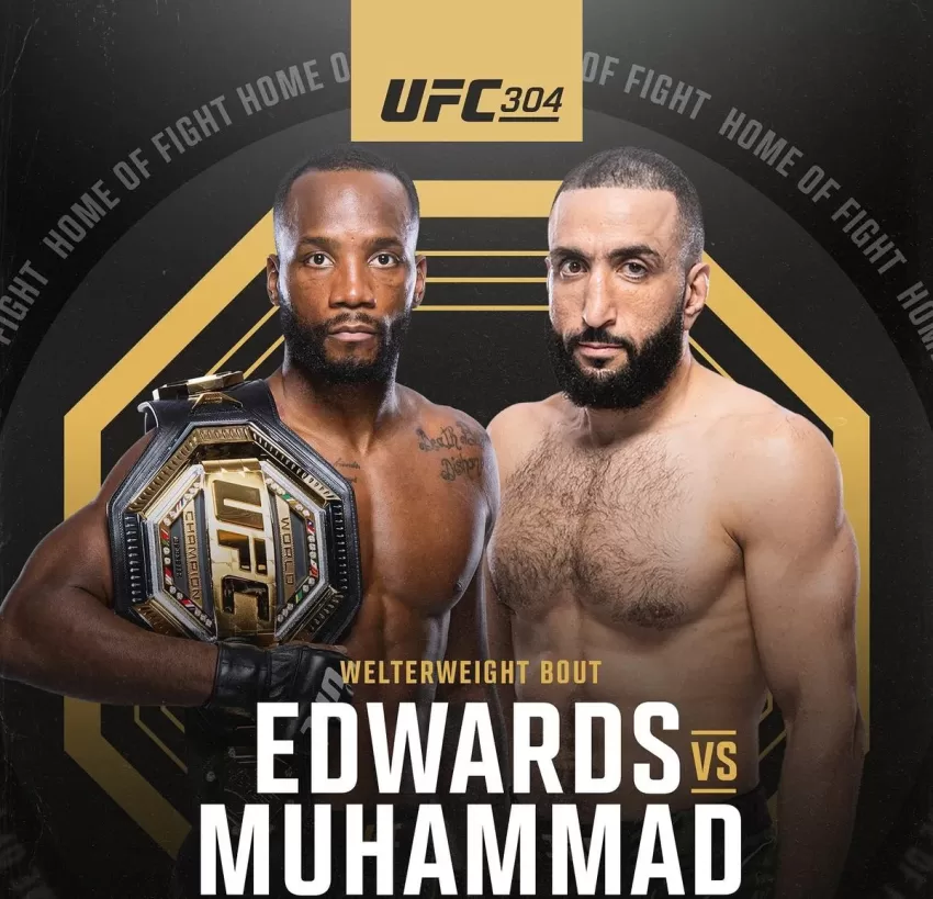Edwards y Aspinall, líderes del UFC 304 con el enemigo de Topuria