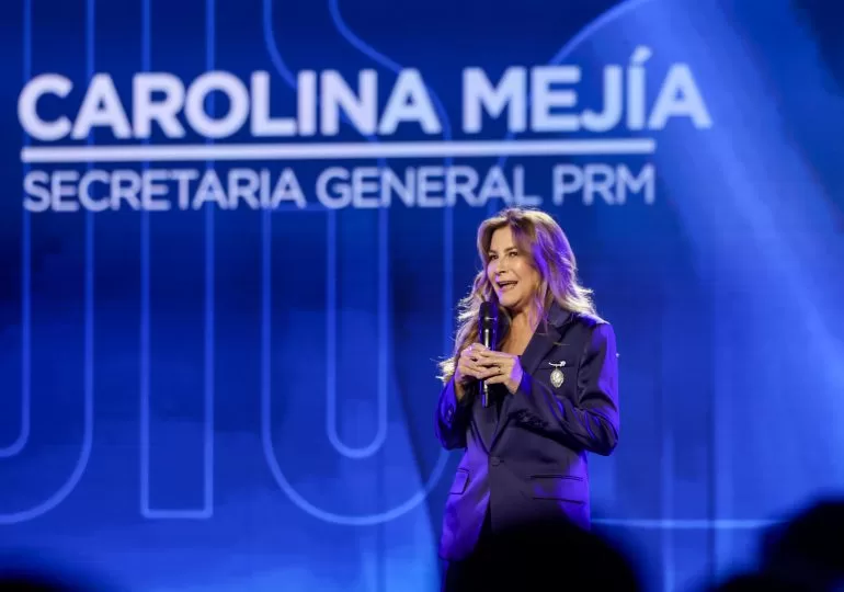 Carolina Mejía invita por amor a RD votar por Abinader y los candidatos del PRM