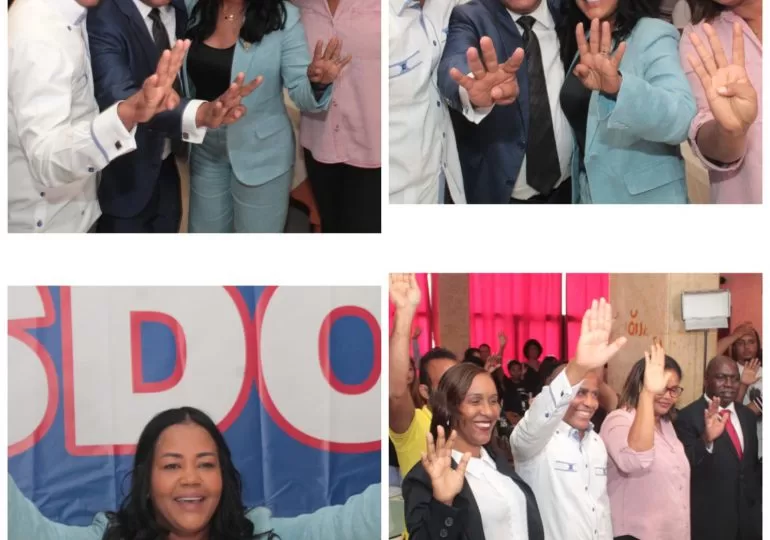 Scarlet Benzan juramenta en el PRM a dirigentes del PLD y FP