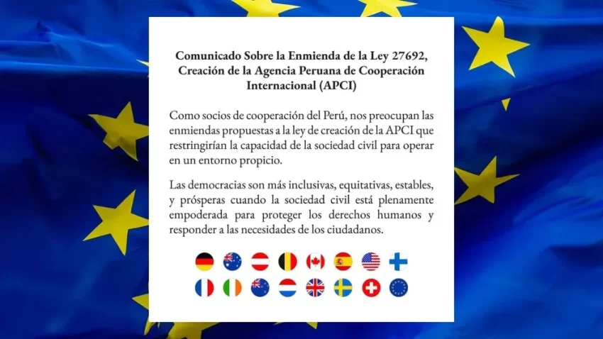 Estados Unidos, Unión Europea, y sociedad civil rechazan proyecto del Congreso contra las ONG: estas son sus razones