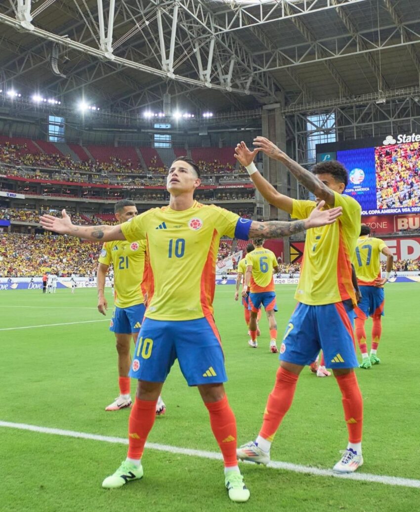 Colombia golea a Panamá y clasifica a semifinales de la Copa América