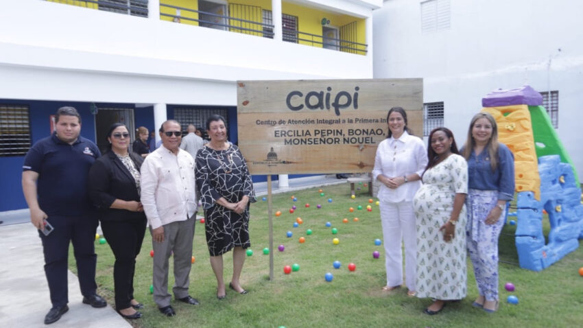Inaipi inaugura el Caipi Comunitario Ercilia Pepín, en Bonao, en beneficio de 120 niños y niñas