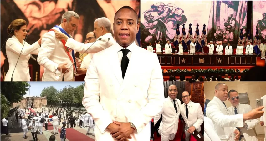 Invitado especial a juramentación psicólogo Henry Montero afirma Abinader renueva esperanza de futuro más justo y equitativo para  todos los dominicanos