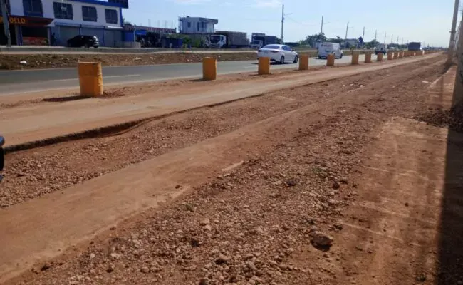 Transitar por avenida Ecológica en SDE es un peligro para los conductores   