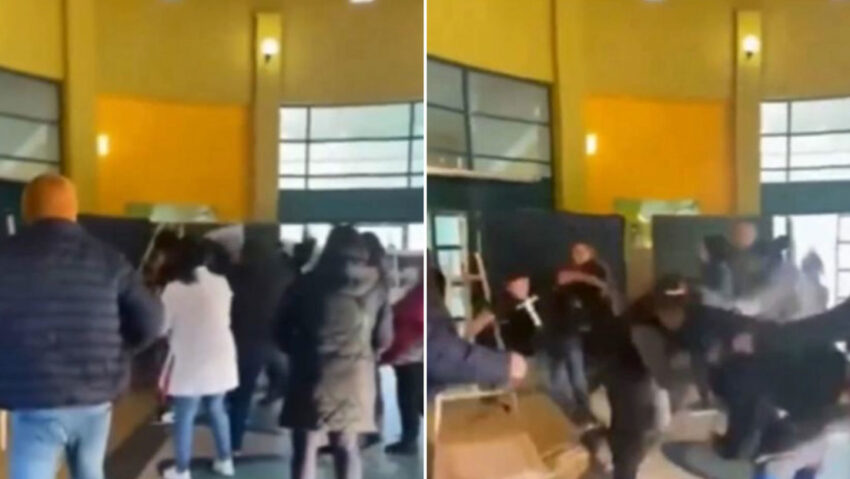 A golpes y cuchillo termina reunión de padres citados por pelea entre estudiantes