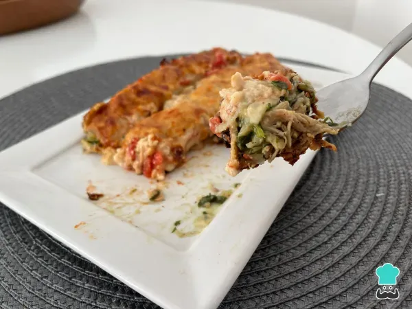 Receta de Canelones de verdura y pollo