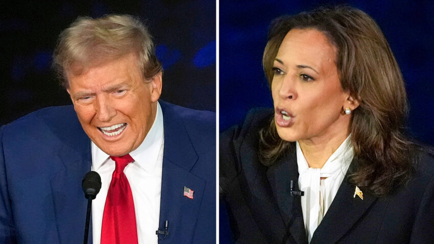 Harris vs. Trump: ¿por quién se inclinan en el espacio mediático?