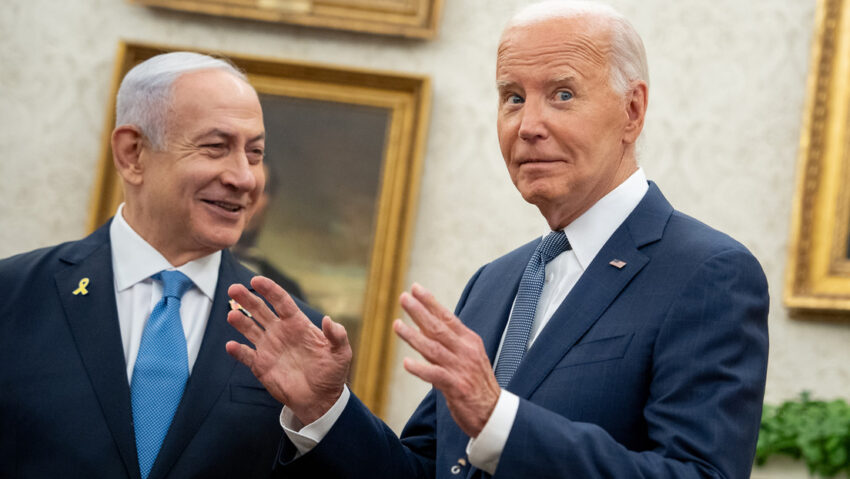 Biden está "frustrado" por las acciones militares de Israel