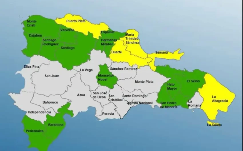 El COE mantiene en alerta a 18 provincias; 5 en alerta amarilla