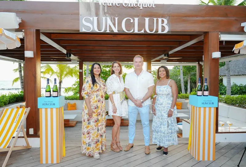 Veuve Clicquot y Casa Brugal inauguran el primer Sun Club del Caribe