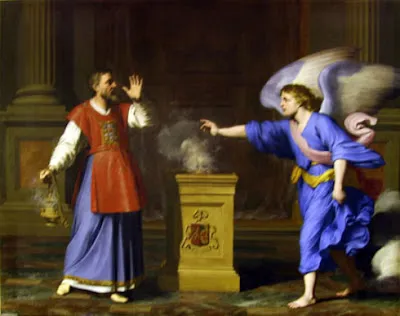 PALABRA DE DIOS JUEVES DE LECTURA No temas, Zacarías, porque tu súplica ha sido escuchada. Isabel, tu mujer, te dará un hijo, a quien le pondrás el nombre de Juan. 