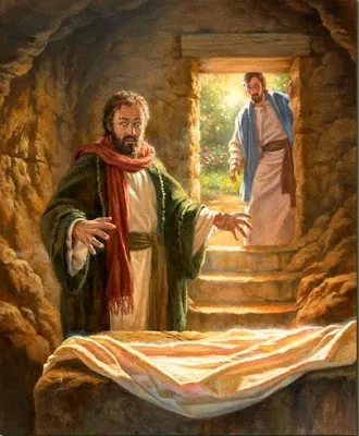 PALABRA DE DIOS VIERNES DE LECTURA Entonces entró también el otro discípulo, el que había llegado primero al sepulcro, y vio y creyó.