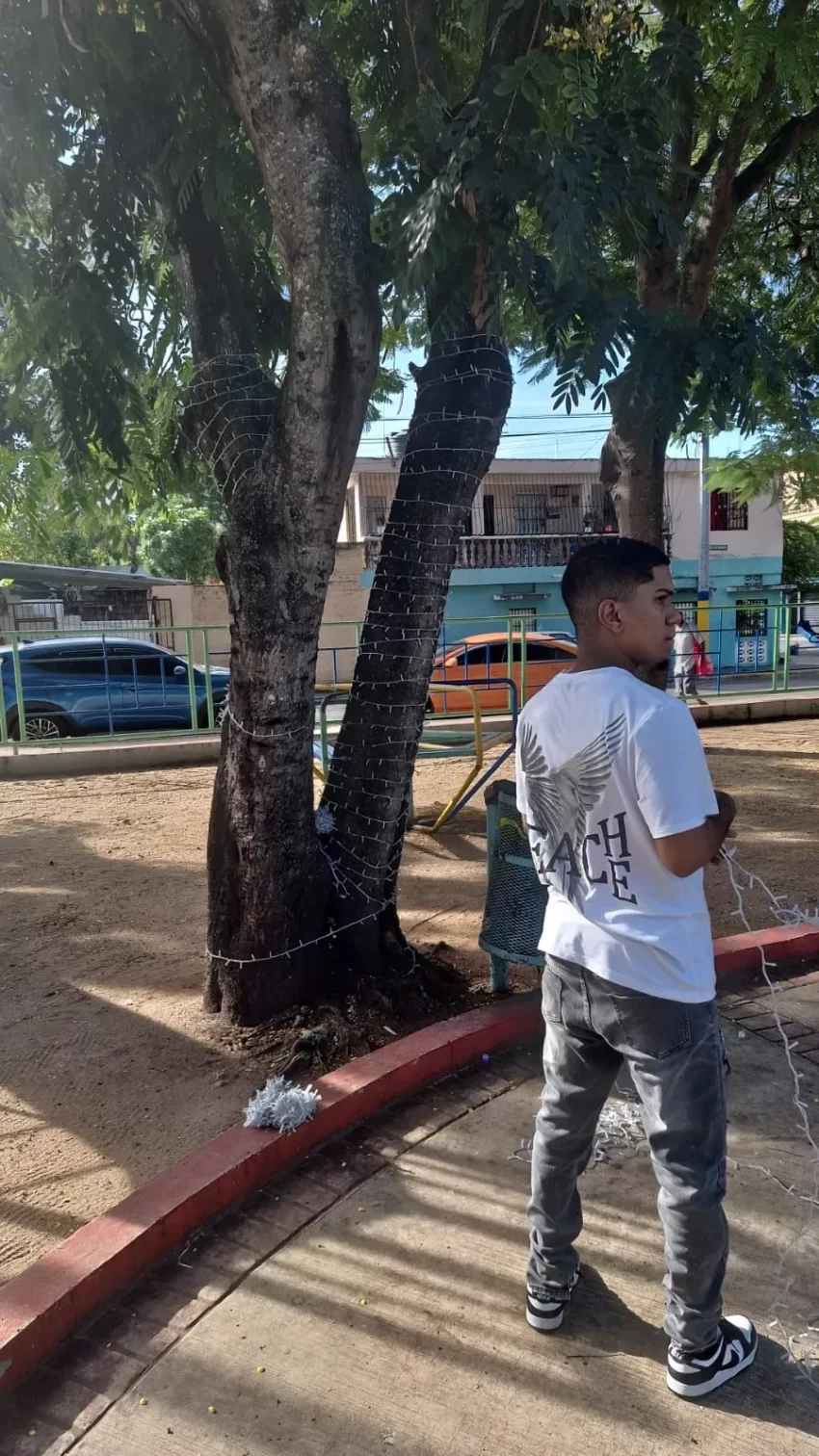 Navidad Brilla en la Zona Oriental: Dio Astacio Transforma los Parques en Espacios de Magia y Alegría