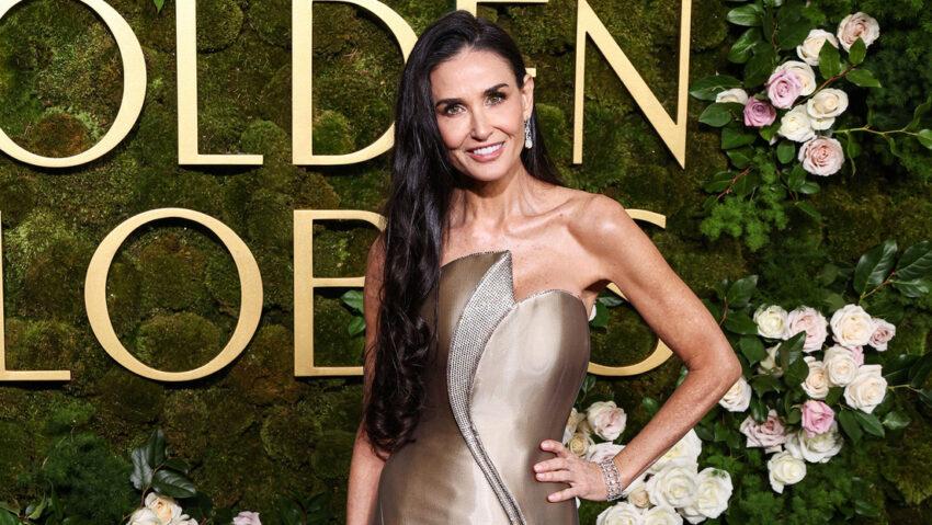 Acusan a Demi Moore de ignorar a Kylie Jenner en los Globos de Oro