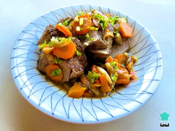 Colita de cuadril a la cacerola