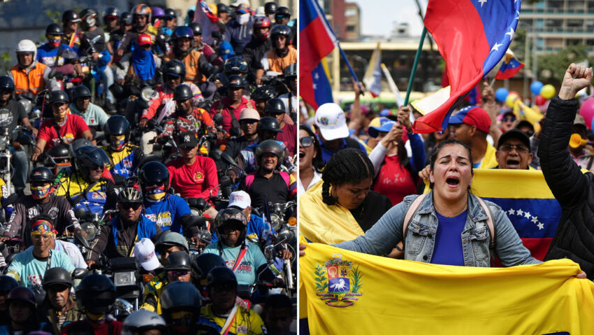 Chavismo colma de alegría las calles a un día antes de la juramentación de Maduro