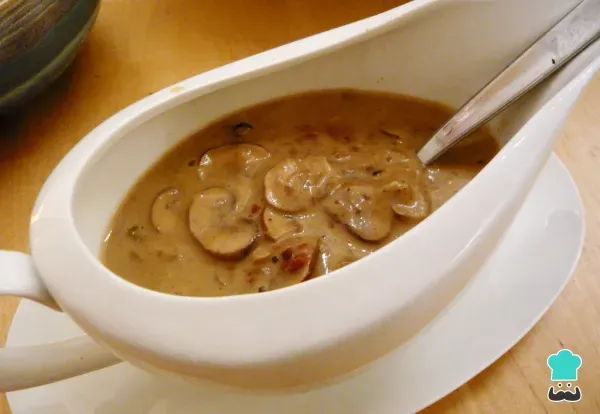 Receta de Salsa de champiñones fácil