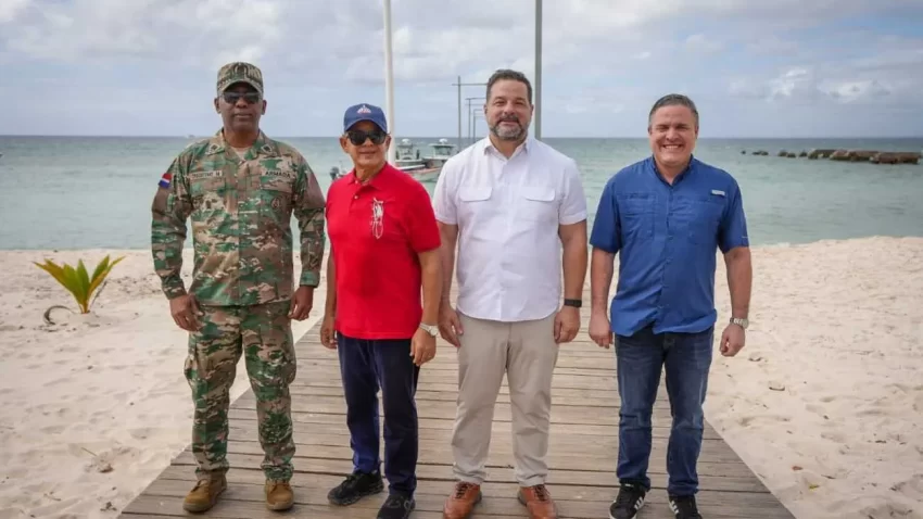 Apordom inaugura remozado muelle turístico en Catuano, isla Saona